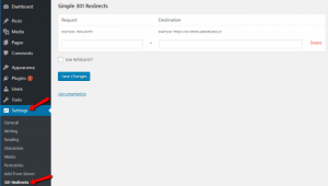 faire des redirection 301 sous wordpress