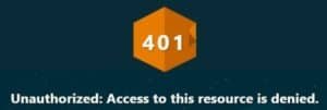 401 erreur de wordpress fix solution