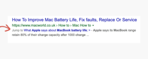 lien ancrage google