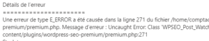 Comment corriger « Une erreur critique est survenue sur votre site ...
